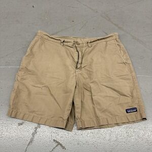 Patagonia Shorts Mens 36 Beige Organic Cotton Canvas Chino 10 Inseam Casual